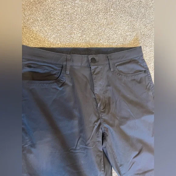 Men’s Dark Gray Weatherproof Straight Fit Pants - Picture 3 of 6